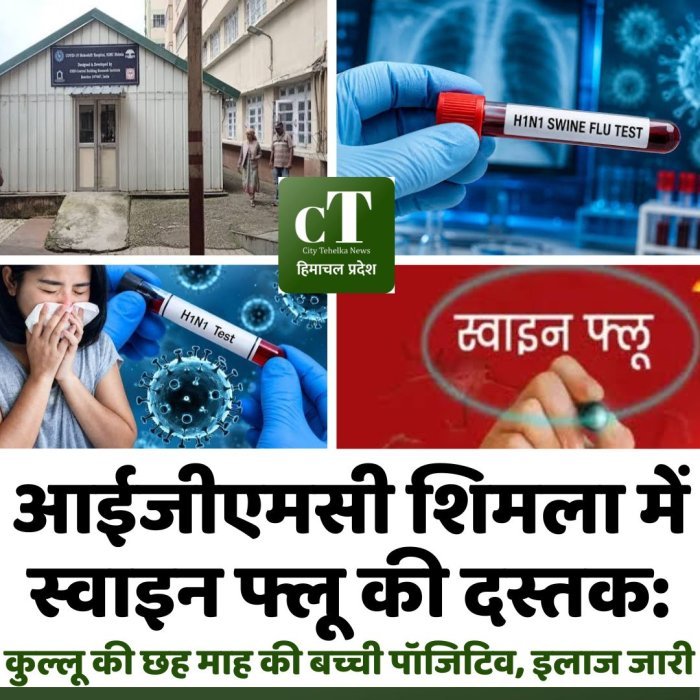 आईजीएमसी शिमला में स्वाइन फ्लू की दस्तक: कुल्लू की छह माह की बच्ची पॉजिटिव, इलाज जारी