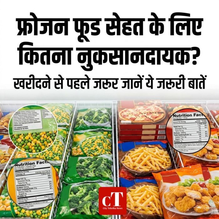 फ्रोजन फूड सेहत के लिए कितना नुकसानदायक? खरीदने से पहले जरूर जानें ये जरूरी बातें