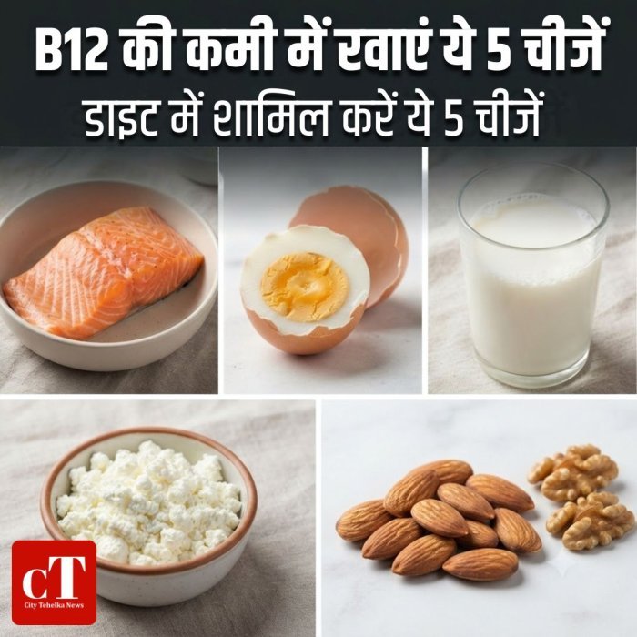 B12 की कमी में खाएं ये 5 चीजें?डाइट में शामिल करें ये 5 चीजें