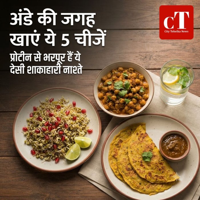 अंडे की जगह खाएं ये 5 चीजें,प्रोटीन से भरपूर हैं ये देसी शाकाहारी नाश्ते