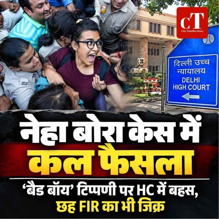 नेहा बोरा के पर्सनल बॉन्ड केस में फैसला कल, HC की ‘बैड बॉय’ टिप्पणी पर सरकार और बचाव पक्ष में तीखी दलीलें
