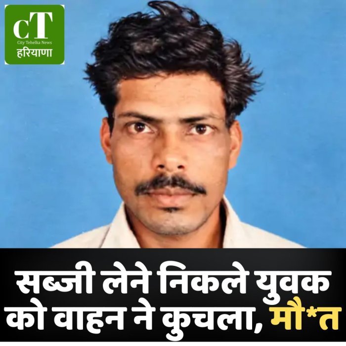 सब्जी लेने निकले युवक को वाहन ने कुचला, मौ*त